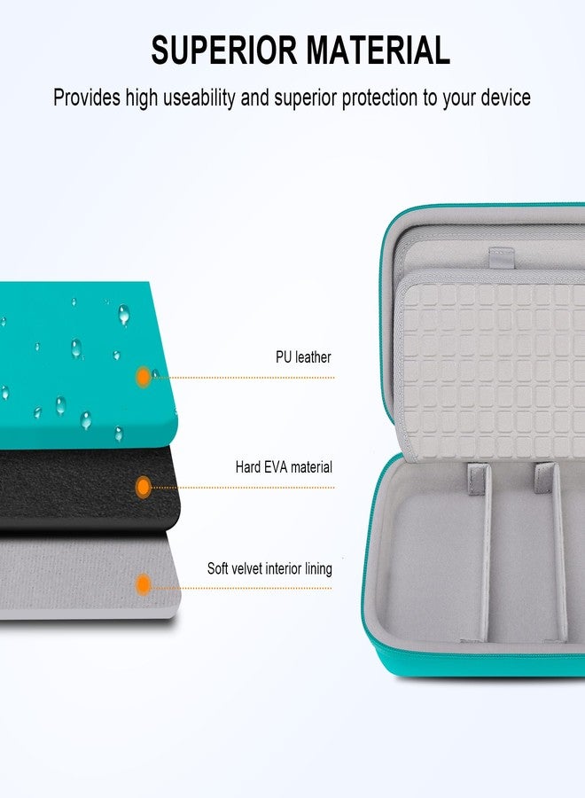 Elonbo Diabetic Supplies Travel Case, Glucose Meter Portable Storage Bag, Diabetic Care Kits Organizer Holder, Diabetic Supply Carrying Case for Glucose Meter Insulin Pen Blood Sugar Test Strips,Green - Image 5